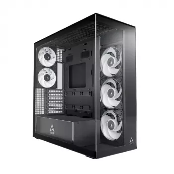 ARCTIC Xtender zwart clear glass mid-tower ATX behuizing
