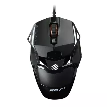 Mad Catz THE AUTHENTIC R.A.T. 1+ gaming-muis (MR01MCINBL000-0) - zwart/rood