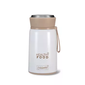 Maestro MR-1646-80 Dinner thermoskan 0,8 L RVS vacuüm geïsoleerde fles voor eten met klaplepel