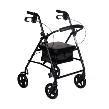 REHA FUND vierwielige revalidatielooprek RF-610 Black