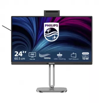 Philips 24B2U4301H 4000 Series 23,8 inch IPS Full HD-monitor met USB-C 90W PD, webcam, luidsprekers, KVM