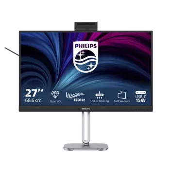 Philips 27B2U4601H 4000 Series 27 inch IPS QHD-monitor met USB-C 90W PD, webcam, KVM