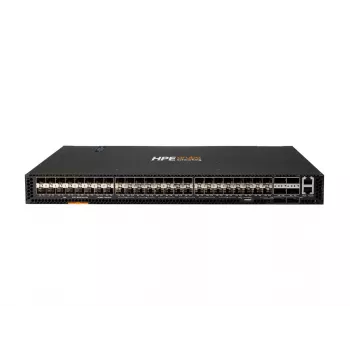 HPE Aruba 8320 48-poorts 10GbE SFP+ en 6-poorts 40GbE QSFP+ managed Layer 3-switch met 2x 400W voedingen, 5x ventilatoren, rack-kit, TAA-conform