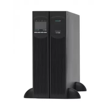 ONLINE USV XANTO 6000 UPS - 6000 VA / 5400 W - online dubbelconversie - rack/tower 3U - 2x C19, 4x C13, klemmenstrook - USB, RS-232, intelligent slot