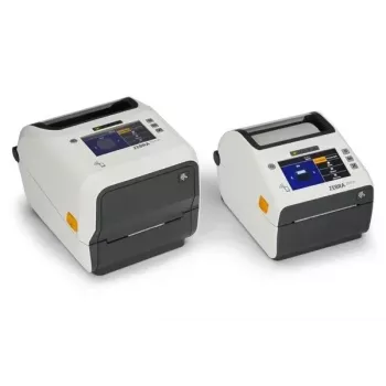 Zebra ZD621d-HC direct-thermische labelprinter – 203 dpi – rol van 108 mm – 203 mm/s – kleuren-touch-LCD – USB 2.0, LAN, serieel, USB-host, Bluetooth LE 5 – wit