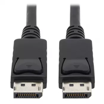 Tripp Lite Series DisplayPort-kabel met vergrendelbare stekkers, 4K 60 Hz (M/M), zwart, 1,8 m