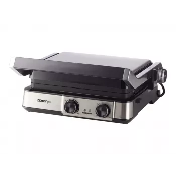 Gorenje GCG2000MT multifunctionele elektrische grill, vaste platen, zwart, 2000 W