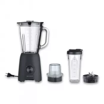 SEVERIN SM 3724 automatische melkopschuimer & -warmer, 500 W, roestvrij staal, zwart