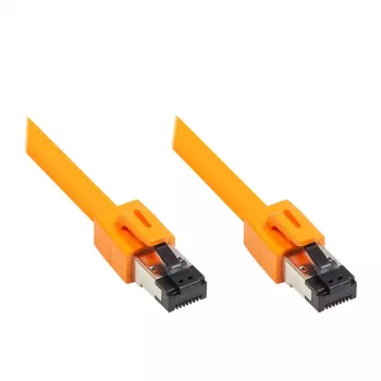 GoodConnections RNS® Cat.8.1 S/FTP patchkabel, LSZH, 2000MHz, 40Gbit/s, oranje, 1,5m