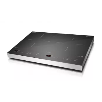 CASO S-Line 3500 vrijstaande inductiekookplaat, 2 kookzones, sensortouch, zwart, 3500W