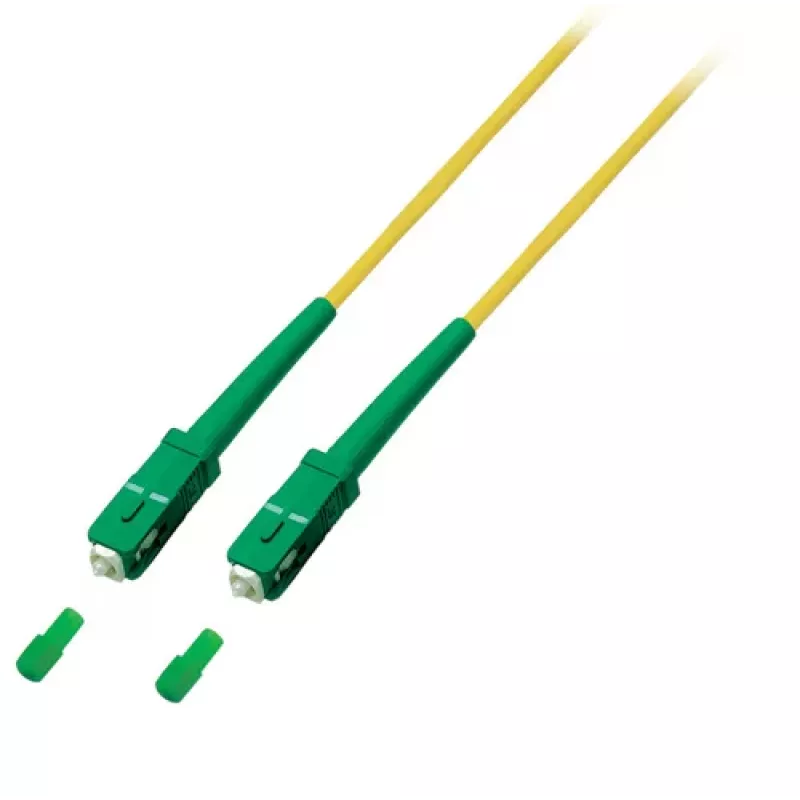 EFB Elektronik O0944.3 glasvezel-patchkabel simplex SC/APC-SC/APC OS2, 3 m, geel