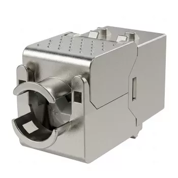 EFB RJ45 Keystone Slimline Cat.6A afgeschermd spuitgietzink 10GE