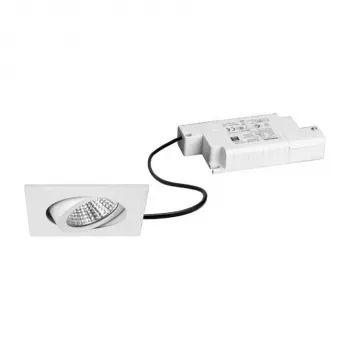 Brumberg 39365073 LED-inbouwspot-set BB05 vierkant wit 3000K 6W 230V fasedimbaar kantelbaar