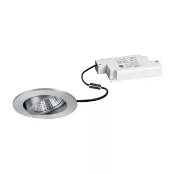 BRUMBERG DAMITA LED-inbouwspotset rond aluminium 6W 230V IP65 kantelbaar fasedimbaar 3000K