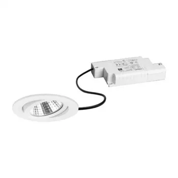 Brumberg 39363173 BB03 ronde LED-inbouwspot wit 6W 230V fase-afsnijding dimbaar kantelbaar