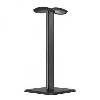GEQUDIO GH-40 universele koptelefoonhouder - klembevestiging onder het bureau, 360° draaibaar, zwart