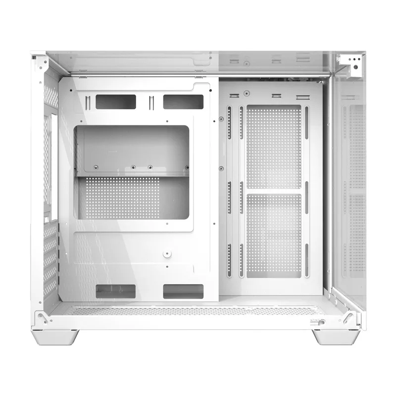 DARKFLASH TH285M White mid-tower computerbehuizing met gehard glas