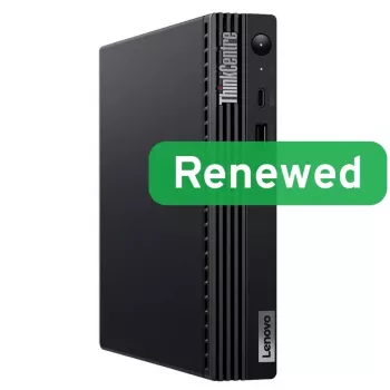 Lenovo Renewed klasse A ThinkCentre M70q desktop-pc, Intel Core i5-10400T, 8 GB RAM, 256 GB SSD, Intel UHD Graphics 630, Windows 11 Pro