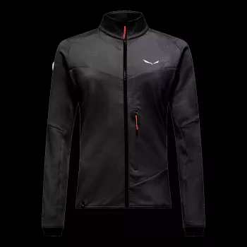 Salewa Sella Crevasse dames fleecejack zwart