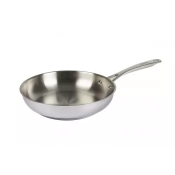 Kuhn Rikon ALLROUND koekenpan onbekleed 24 cm – 18/10 roestvrij staal, geschikt voor inductie, ovenvast tot 240°C