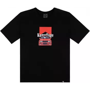 Kamuflage Beamer T-shirt zwart XS