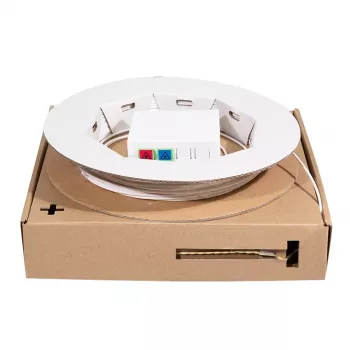 LogiLink FB2SC30 glasvezel-patchkabel singlemode OS2 SC/APC naar SC/APC 30 m wit