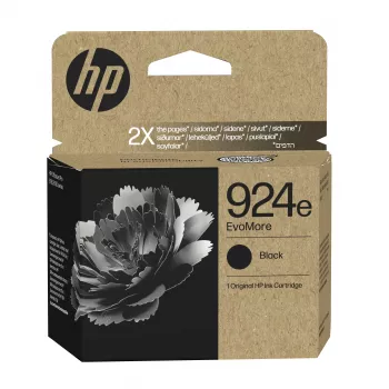 HP 924e EvoMore Zwart Originele Inktcartridge
