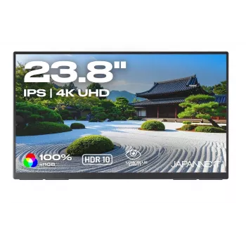 JAPANNEXT 60,5 cm (23,8 inch) JN-MD-IPS238U-C6 4K UHD IPS-monitor HDMI USB-C Zwart