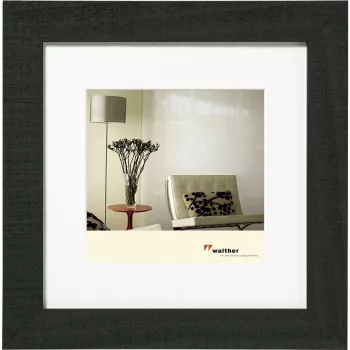 Walther Design HO440B fotolijst hout zwart 28x28 cm vierkant 445 mm