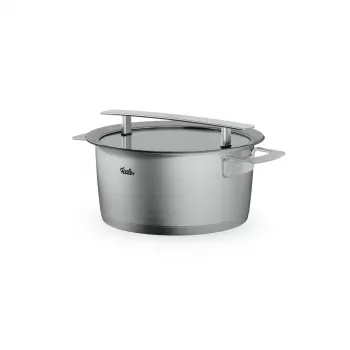 Fissler Phi Collection kookpan met glazen deksel 24 cm, 5,1 liter