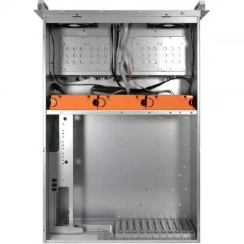 Inter-Tech IPC Storage 4U-4408-L 4U Rackmount Server Chassis, 8x 3,5 inch Hot-Swap, zonder voeding, zwart