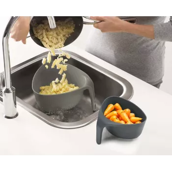 Joseph Joseph Nest vergiet set grijs 2-delig