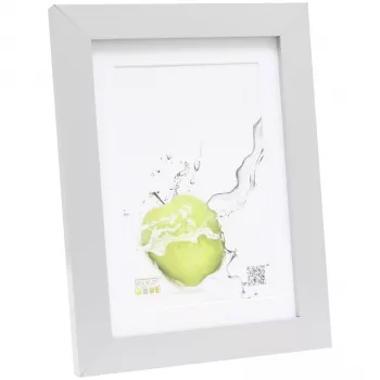 Deknudt S66KD1 P1 18x24 houten fotolijst zilver met passe-partout