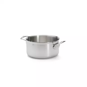 De Buyer Affinity steelpan RVS met deksel 24 cm