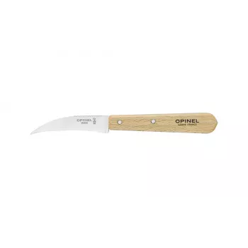 Opinel keukenmes N°114 schilmesje 7 cm handvat van natuurlijk beukenhout