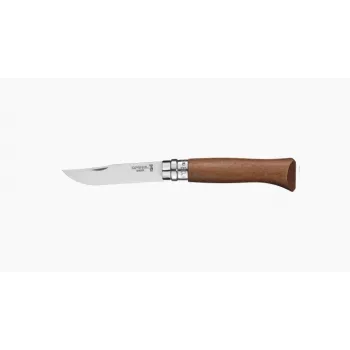 Opinel zakmes nr. 08 walnootenhouten handvat