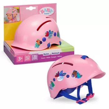 ZAPF CREATION BABY born helm 43 cm roze