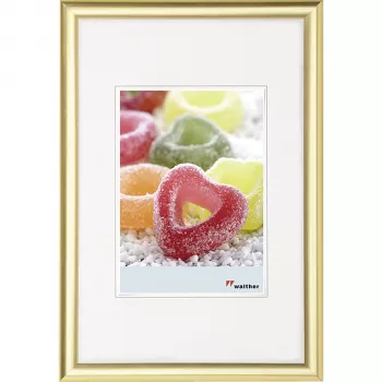 Walther Design Trendstyle 18x24 goud kunststof fotolijst KP824G