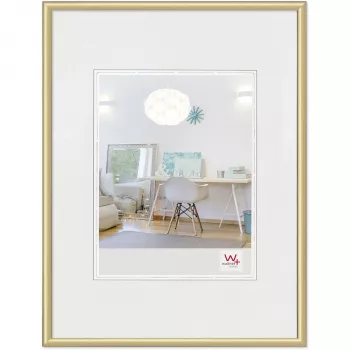 Walther Design KV824G kunststof fotolijst goud 10x15 cm wandmontage rechthoekig