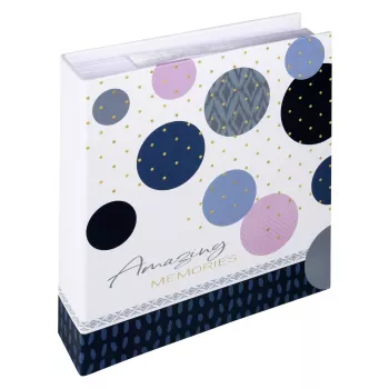 Walther ME-487-L Amazing Memories Blue fotoalbum 13x18 cm 200 foto's