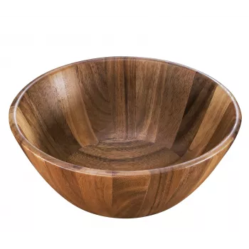 Zassenhaus salade-/fruitkom acacia rond 30 cm