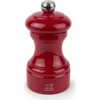 Peugeot Saveurs Bistro zoutmolen 10 cm Passion Red gelakt hout