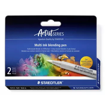 STAEDTLER Multi Ink Blending Pen 2 stuks Kleurloos