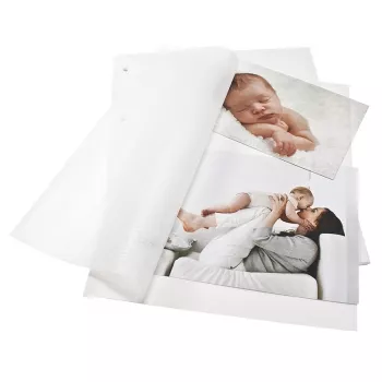 Goldbuch fotokarton wit DIN A4 met glasinpapier 20 vel 83001