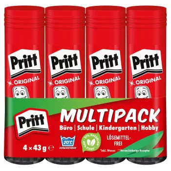 Pritt lijmstiften multiverpakking 4 x 43g 9H PK8MP