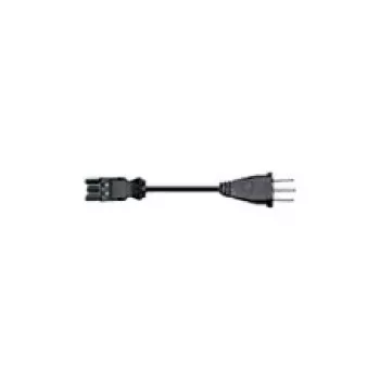 BACHMANN netsnoer H05VV-F 3G1,0mm 5,0m zwart GST18/T12
