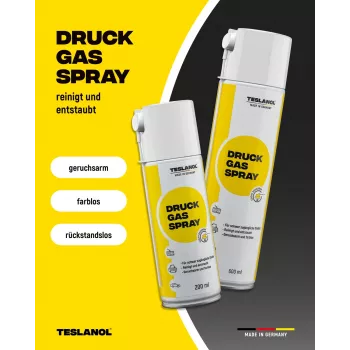 Teslanol persluchtspray 400ml voor elektronica