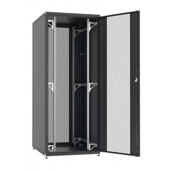 EFB 19-inch Serverkast PRO 47U 600x1200 mm, 1-delige geperforeerde voordeur, 2-delige achterdeur, RAL 7035