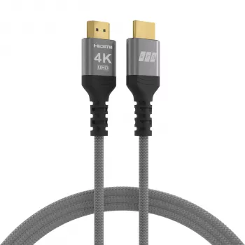 EFB HDMI 2.0 High-Speed HDMI-kabel met Ethernet 10m Grijs 4K60Hz 18Gbit/s