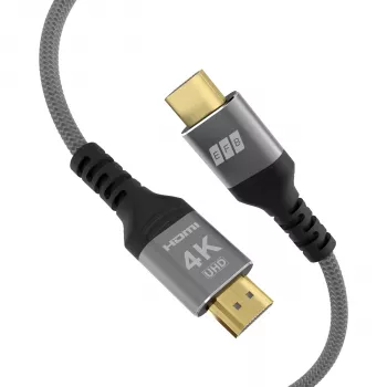 EFB HDMI 2.0 High-Speed HDMI-kabel met Ethernet 10m Grijs 4K60Hz 18Gbit/s